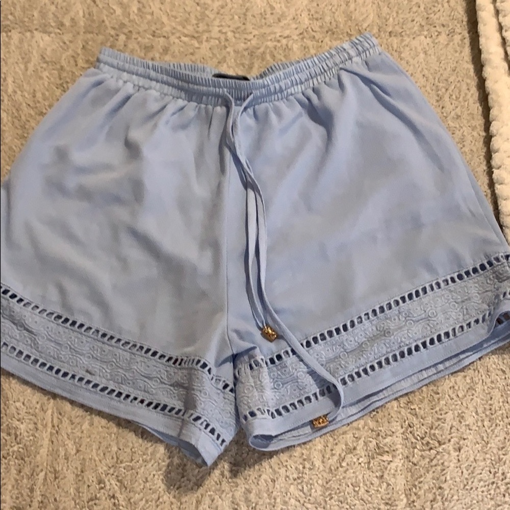 Light blue shorts